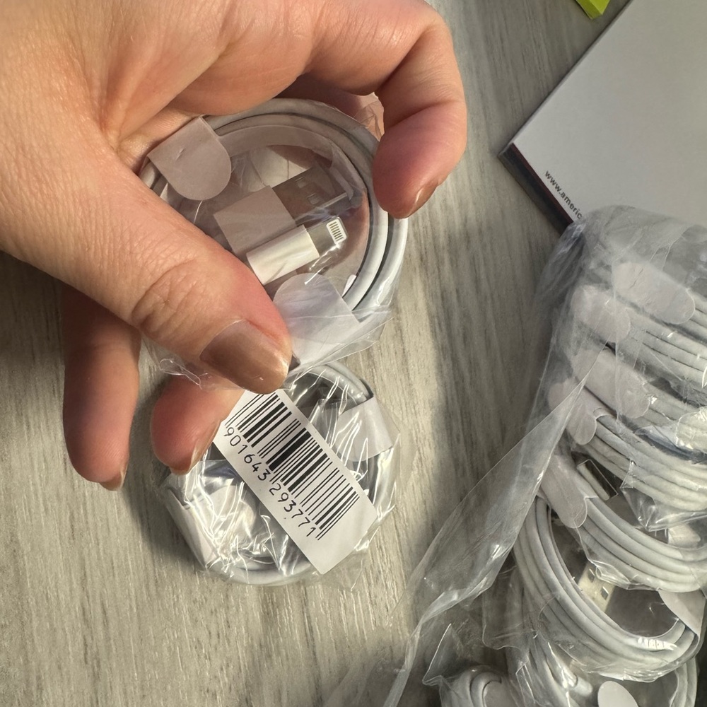 iPhone White Charging Cable